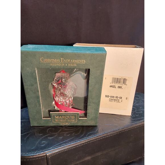 Waterford Crystal Marquis Christmas tree ornaments Angel 2nd series in Box Gift - Picture 2 of 4